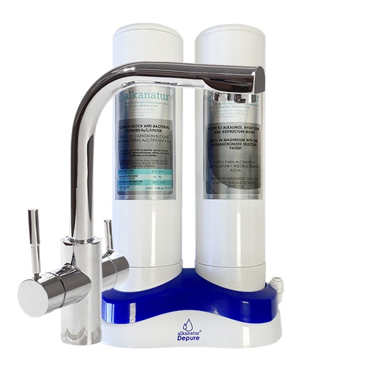[DEP_006] Sistema de ultrafiltración Alkanatur Depure bajo encimera grifo 3 vías (copia)